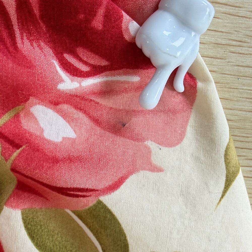 90s Y2k Floral Belted Midi Dress Romantic Coquette Garden Party Dolly Dollette 4 - Picture 8 of 10